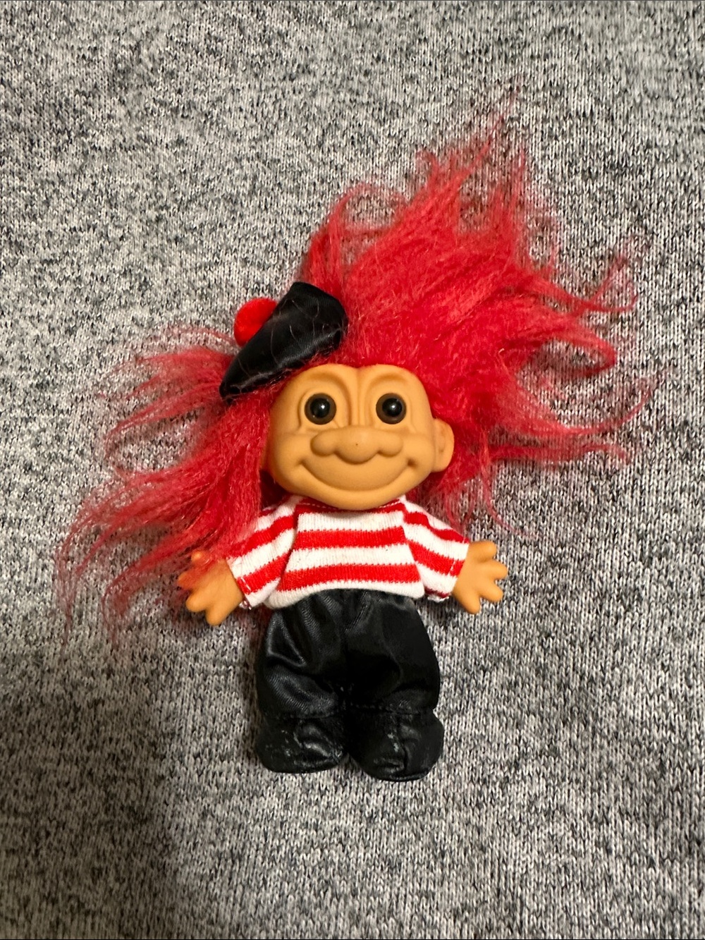 Russ Red-Haired Troll Doll AROUND THE WORLD- France
